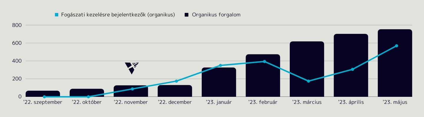 Weboldal forgalom és pacens bejelentkezes növekedés SEO-val